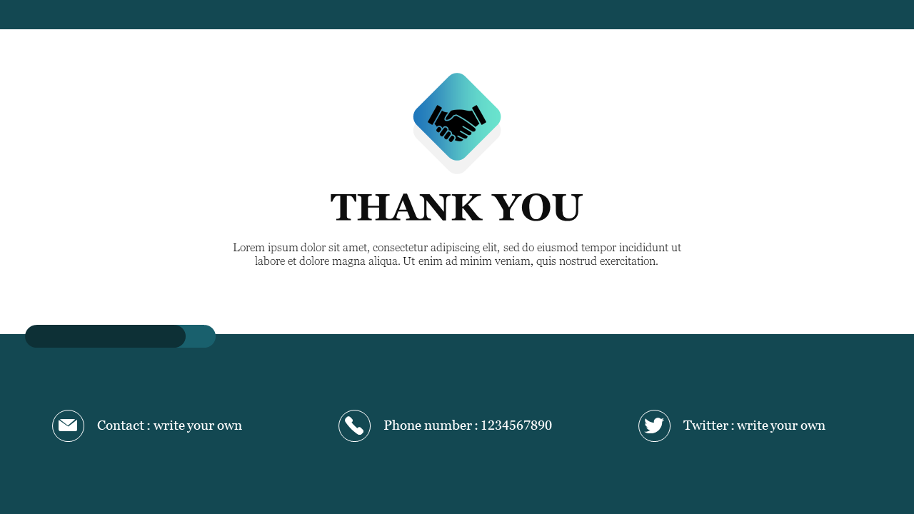 Best Thank You Background Images PowerPoint Template